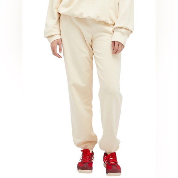 🆕 SPORTY & RICH | S & R SWEATPANTS | CREAM & BLUE | SIZE: LARGE (UNISEX) - Picture 3 of 7